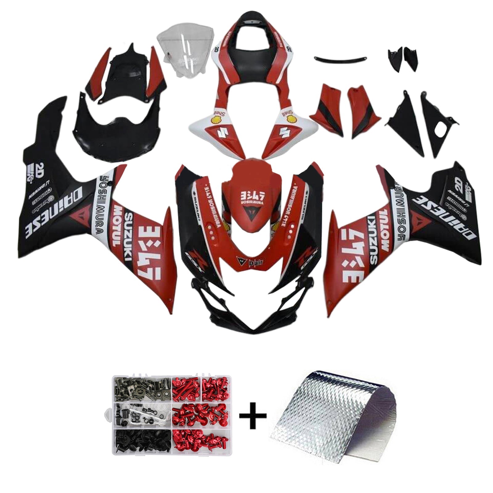 Kit carenatura iniezione carrozzeria in plastica ABS Suzuki GSXR 600/750 K11 2011-2025