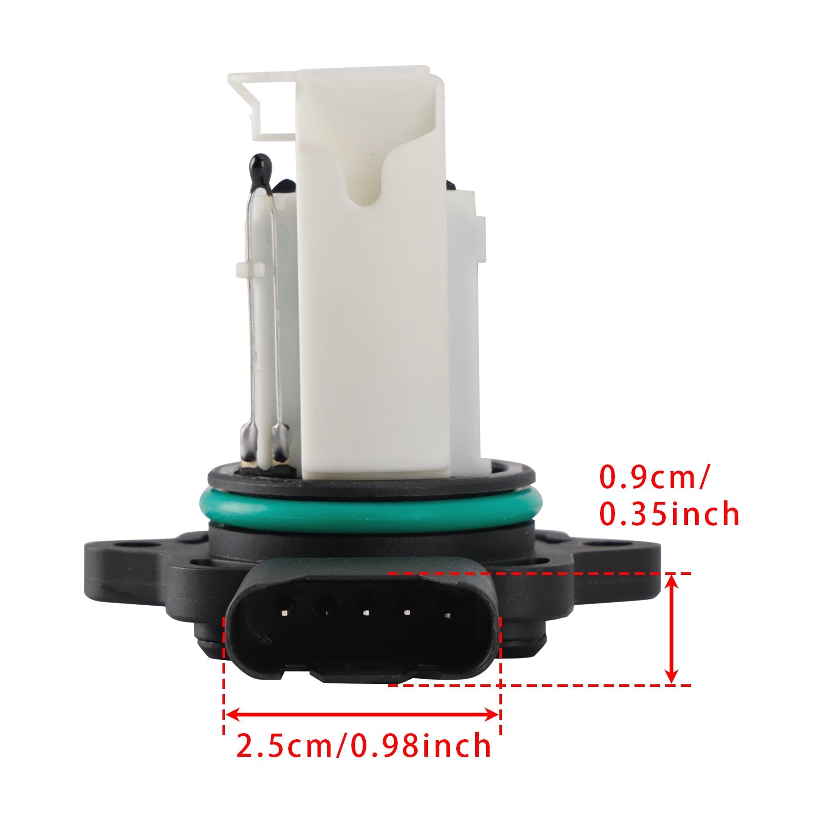 Sensore del misuratore di portata d'massa d'aria per BMW E60 E61 E63 E64 E87 E90 E91 5WK97502