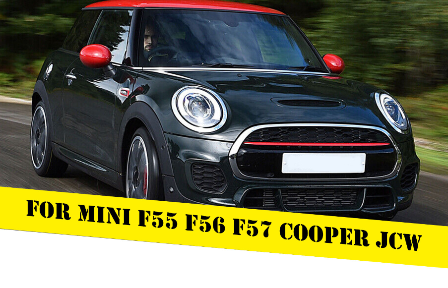 Välimuistin Plaque DE Rekisteröinti Musta kiiltävä mini F55 F56 F57 Cooper JCW 51117337791 13-21