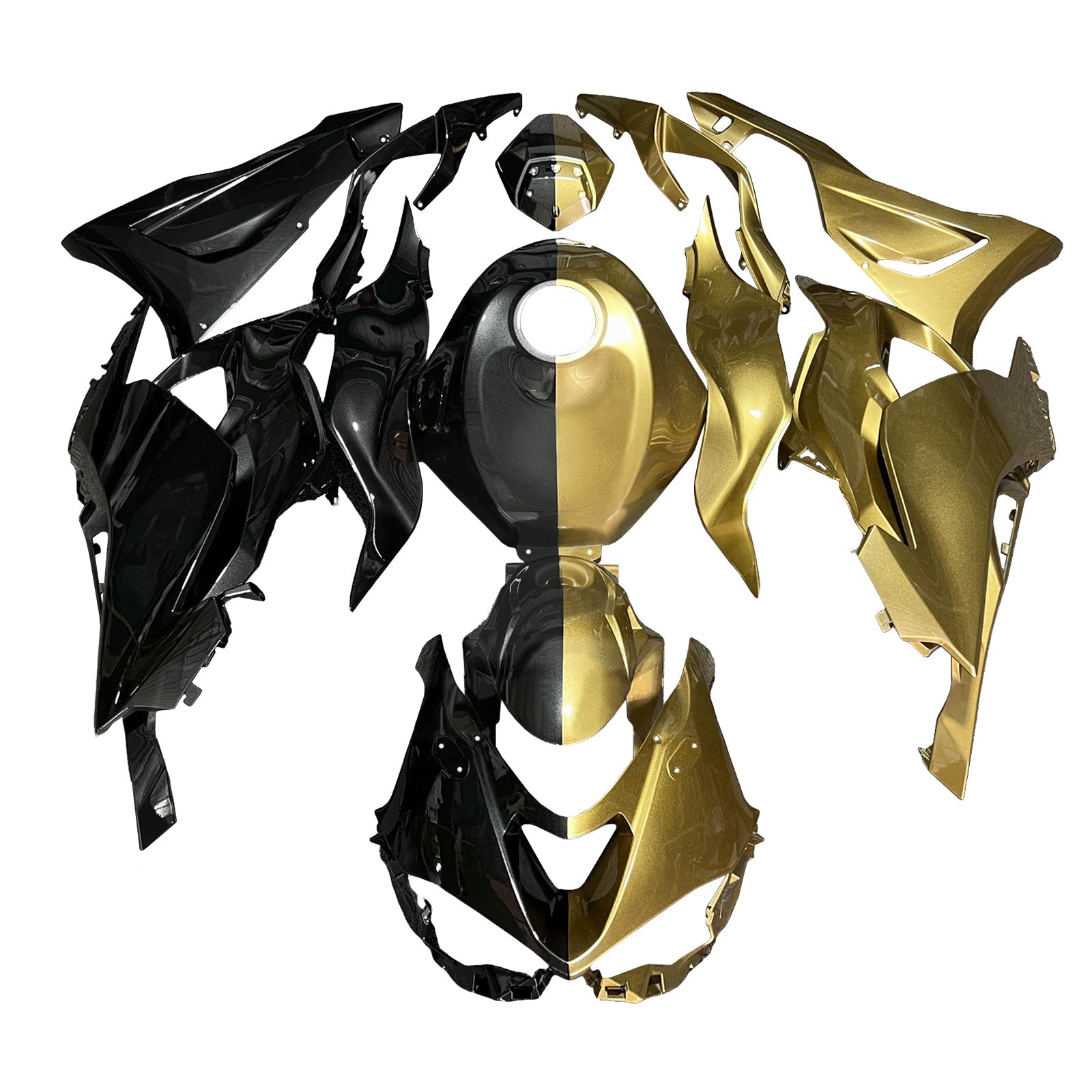 Kit di carenatura a iniezione, corpo di plastica ABS per Kawasaki ZX-6R 2024-2025