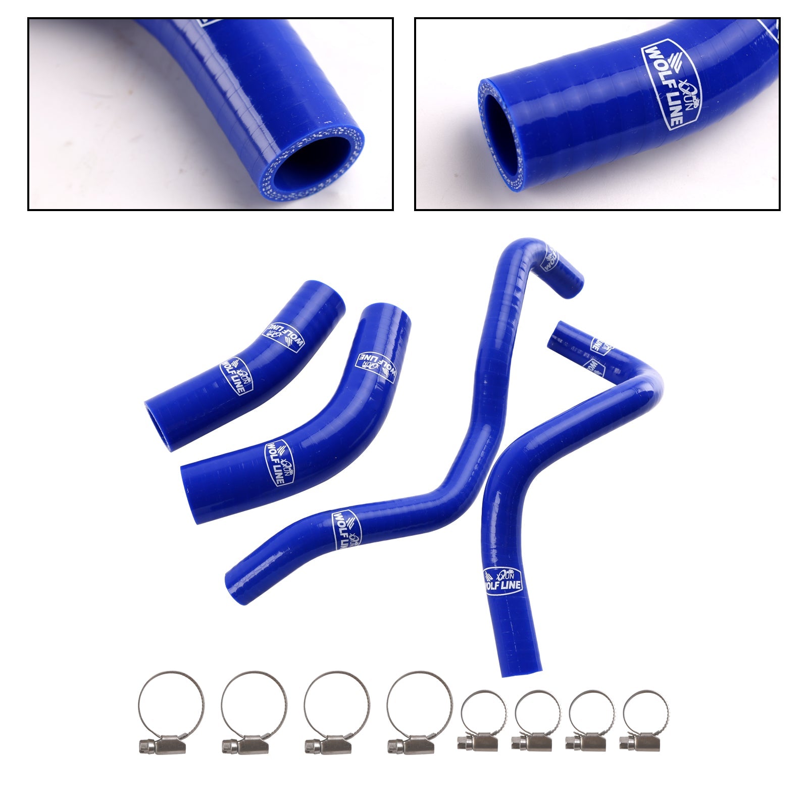 Siliconen koelslangset voor radiator Yamaha Tenere 700 2019-2024