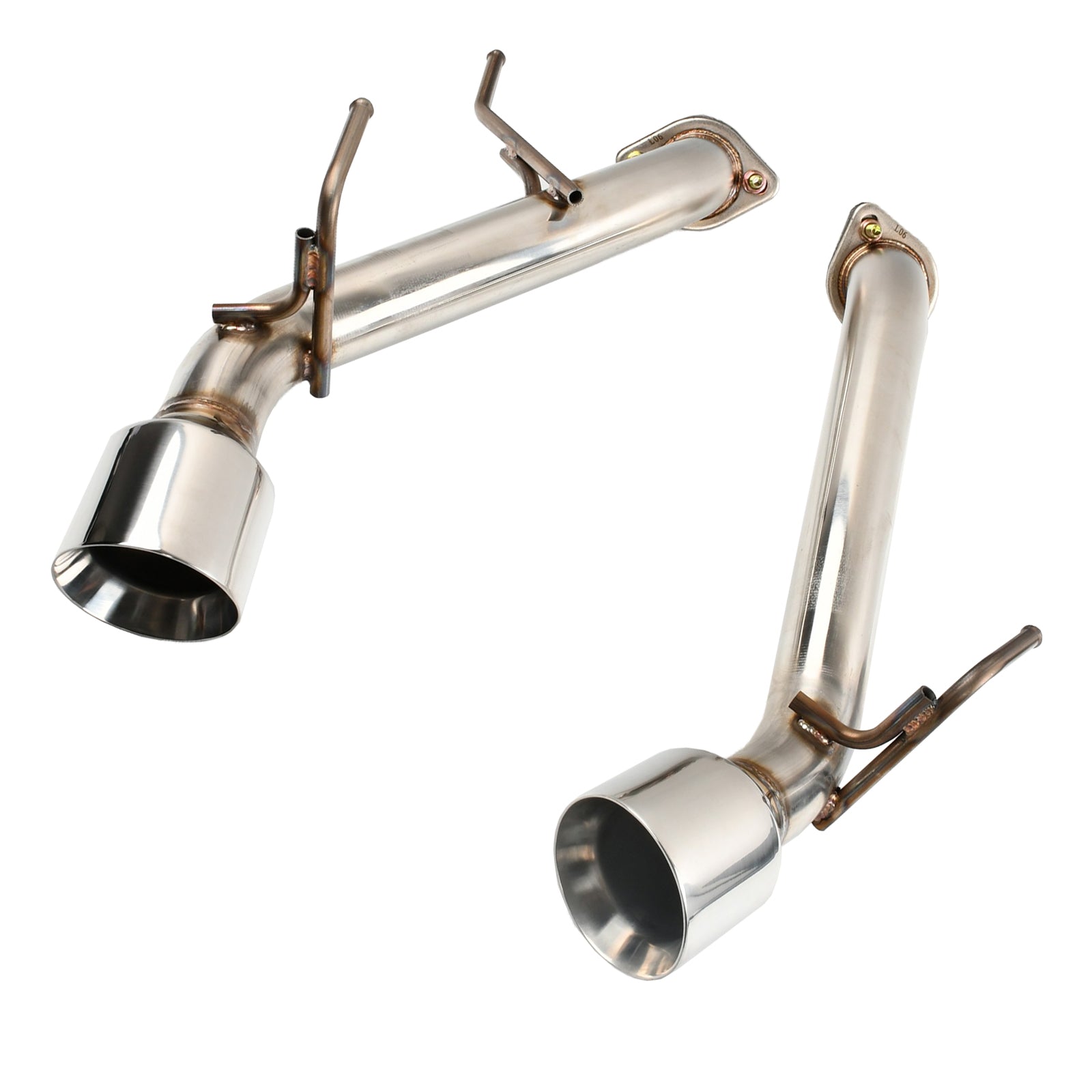 2008-2013 Infiniti G37 2dr Coupe Silenciador trasero Tubo de escape de acero inoxidable