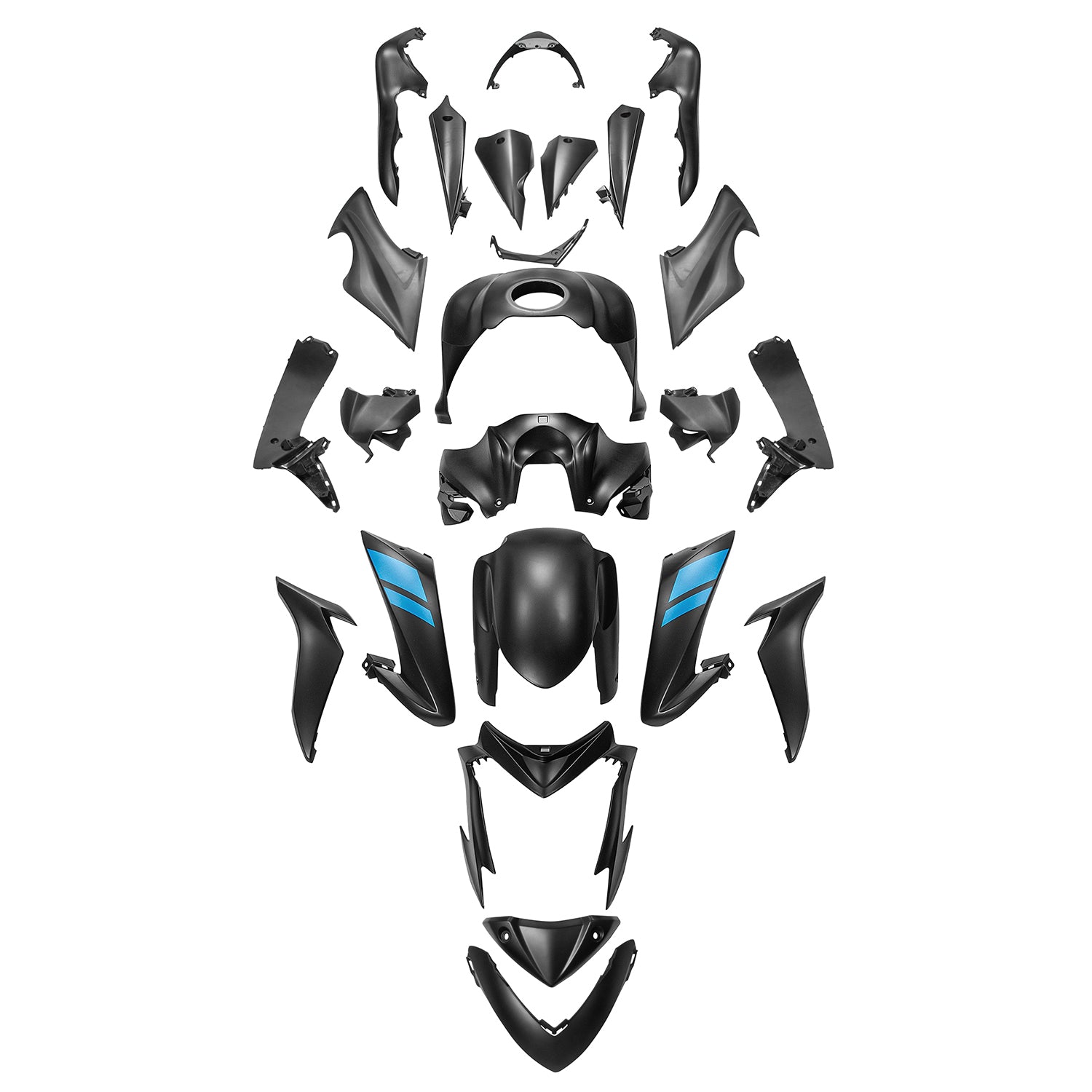 Plastic carrosserie-kit geïnjecteerd voor Suzuki GSX-S 1000 2015-2020 07#