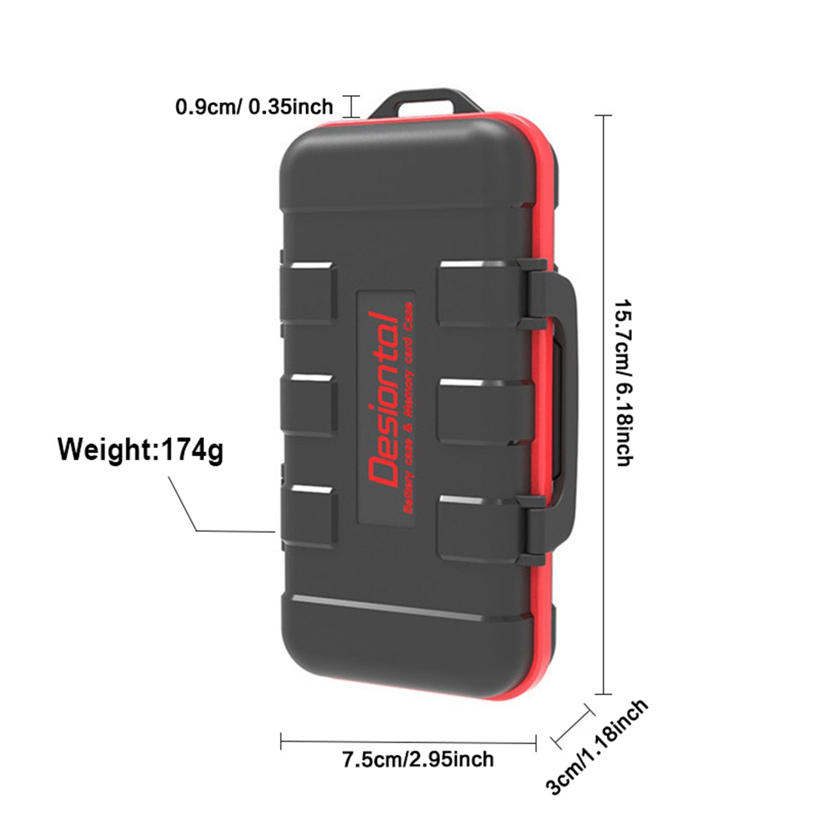 Kameran muistikortin suojakotelo Kameran akkukotelo SD/TF-kortin tallennuslaatikkosarja