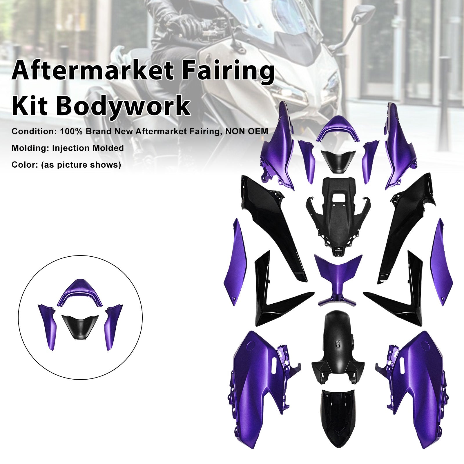 Kit de carénage d'injection pour Yamaha TMAX560 (2025-2026)