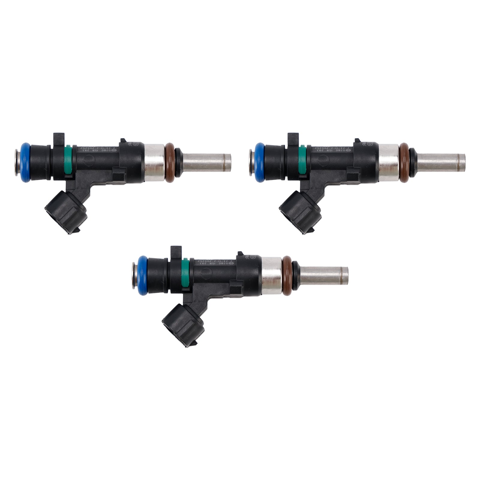 3 Inyectores de Combustible para Dacia Logan Sandero Renault Clio Símbolo 0.9L 0280158293