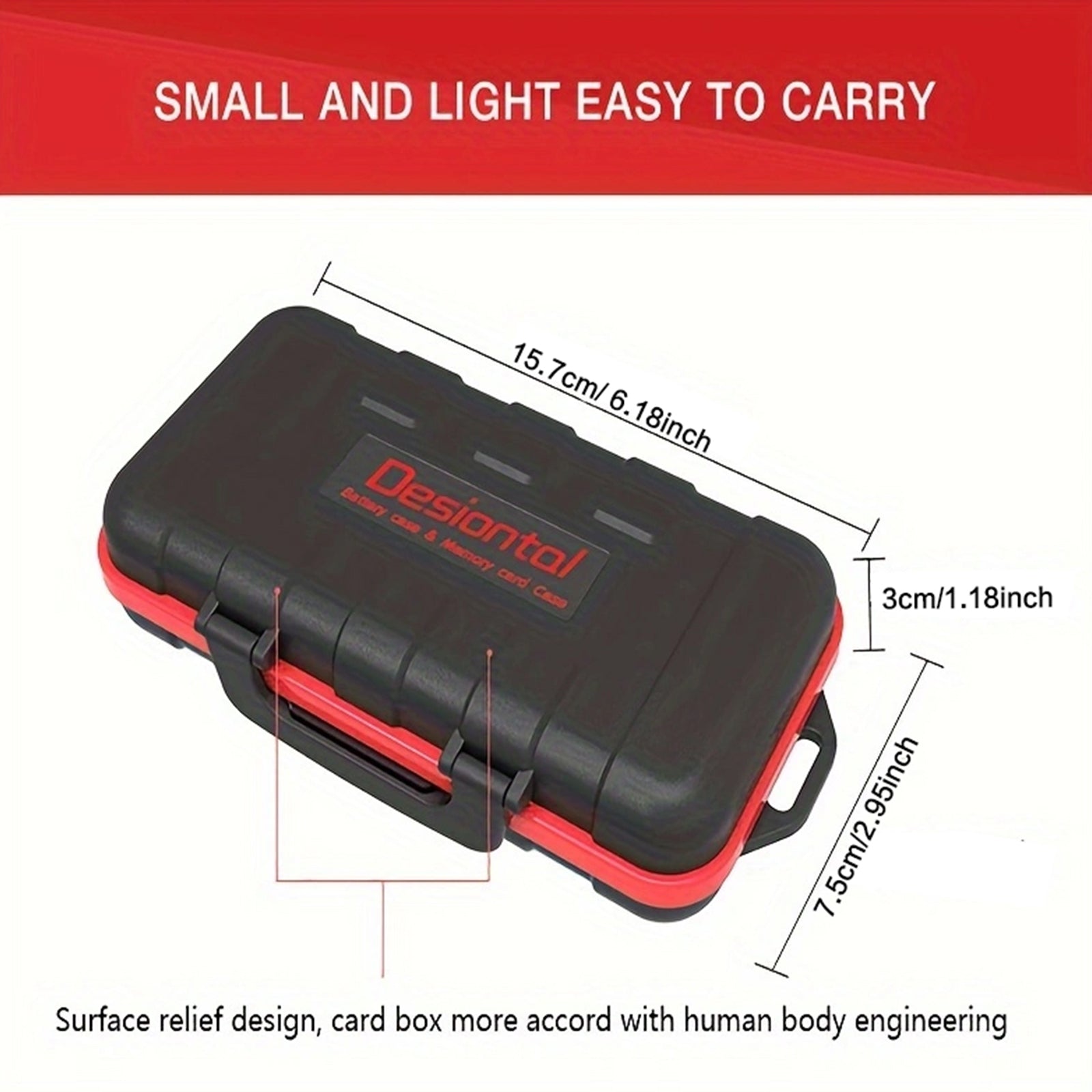 Kameran muistikortin suojakotelo Kameran akkukotelo SD/TF-kortin tallennuslaatikkosarja
