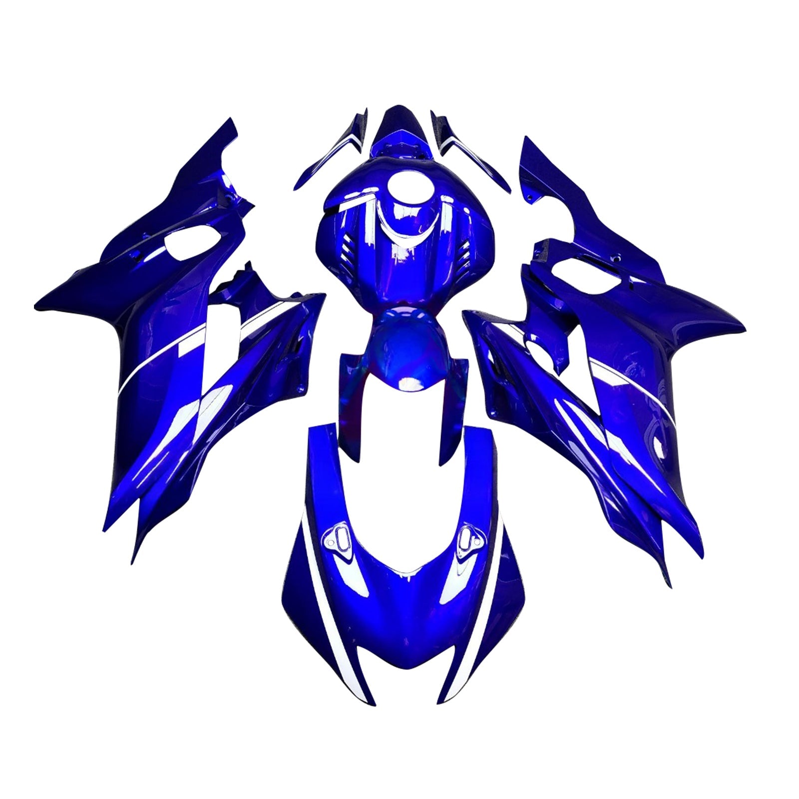 Kit de carénage injecté en plastique ABS pour Yamaha YZF-R6 2017-2023