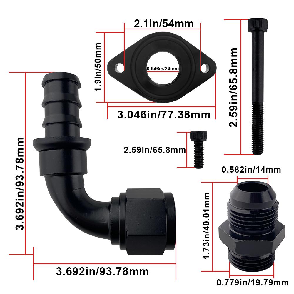 CCV Research Kit + Recuperación de deflector CCV interno para Ford 6.7 L PowerStroke 201L-2024