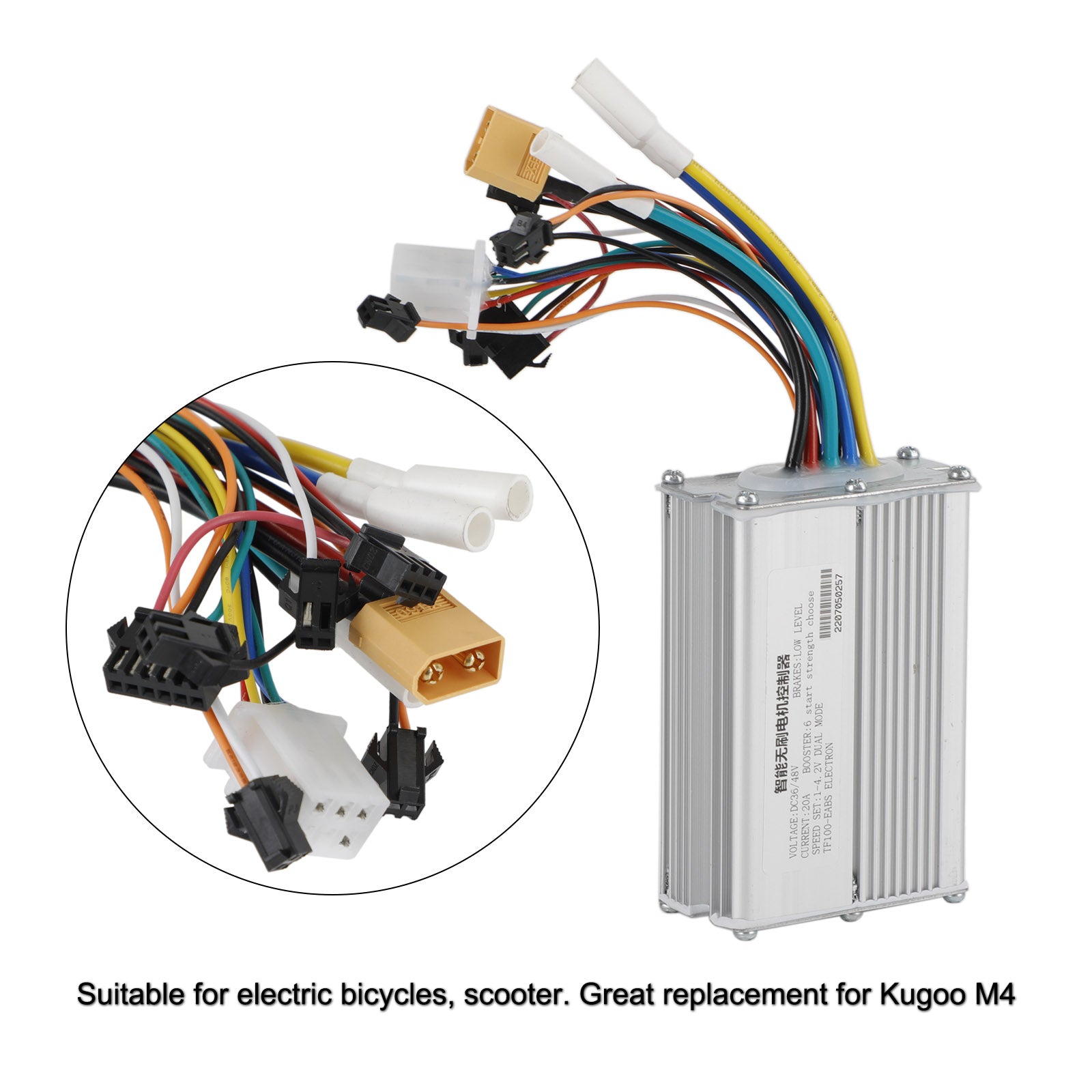 Contrôleur de moteur de scooter électrique 48V 20A pour 10 "Kugoo M4