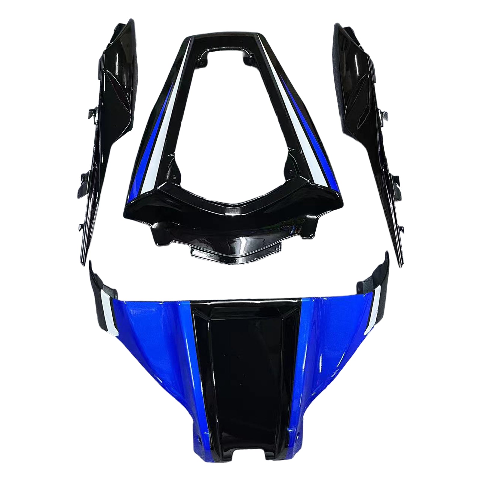 Kit de carénage injecté en plastique ABS pour Kawasaki ZX10R 2011-2015