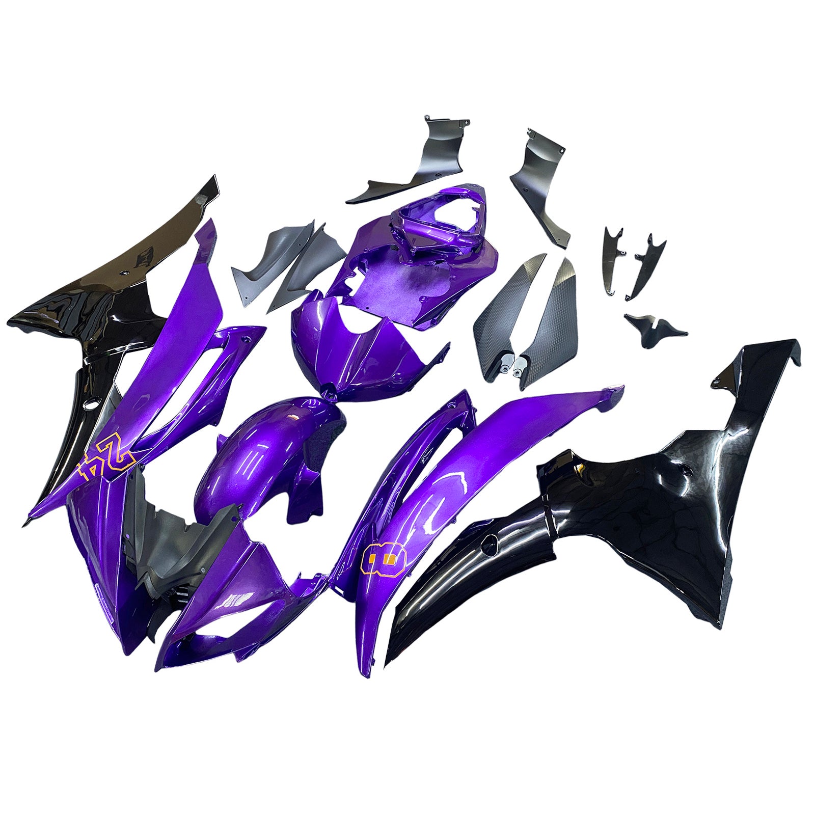 ABS Plastic Kairing Kit voor Yamaha YZF 600 R6 2008-2016