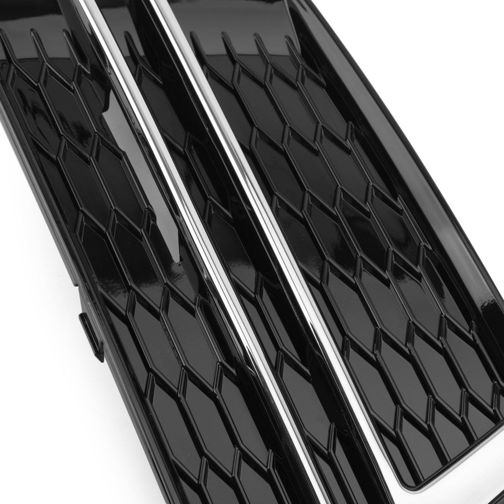 Połącz przednią okładkę światła mgły dla Audi A4 B9 S-line 2016-2018 Bumper kratka