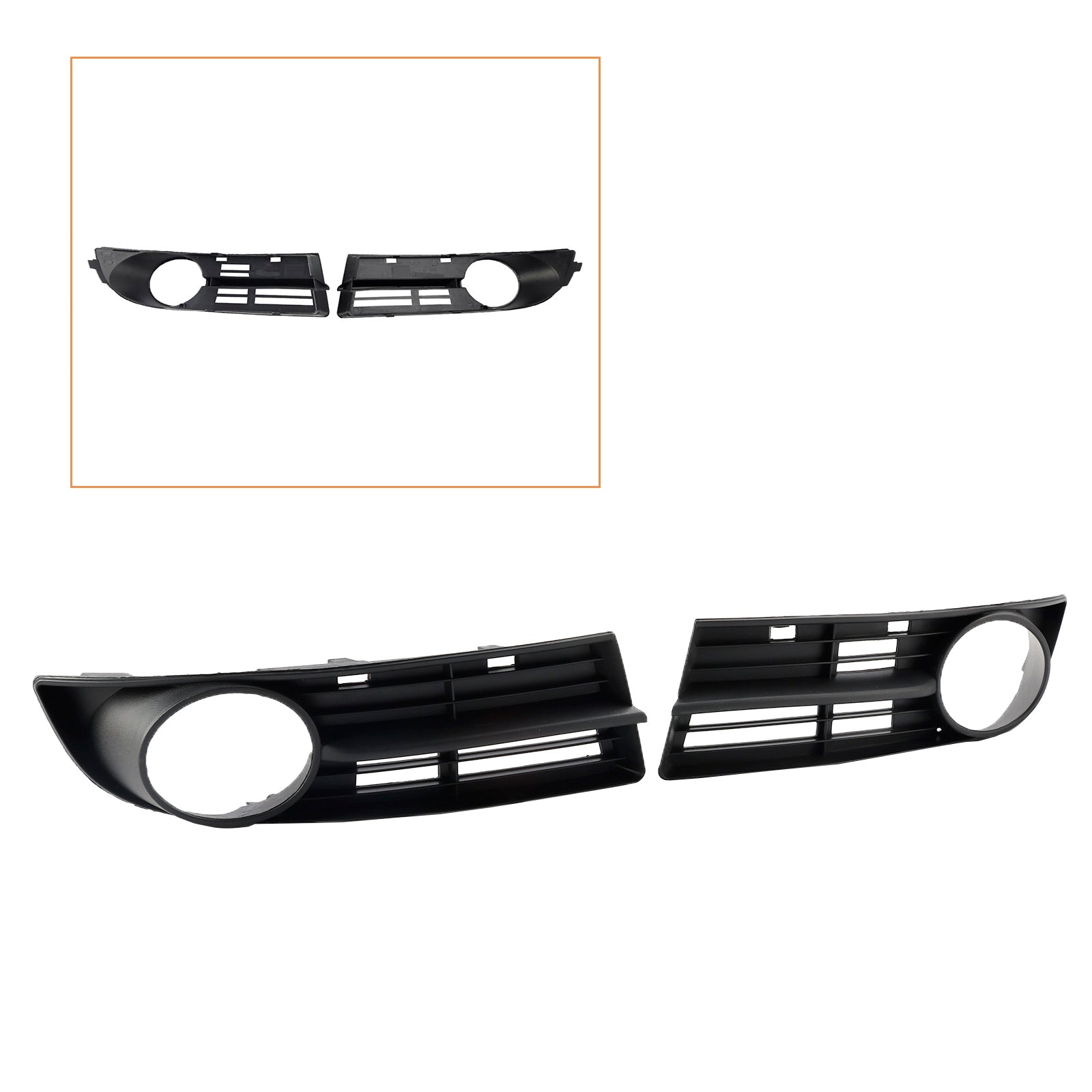 2003.02-2006.12 VOLKSWAGEN TOURAN (1T) Grille de phare antibrouillard de pare-chocs avant pré-remodelée 1T0807666A 1T0853665A9B9