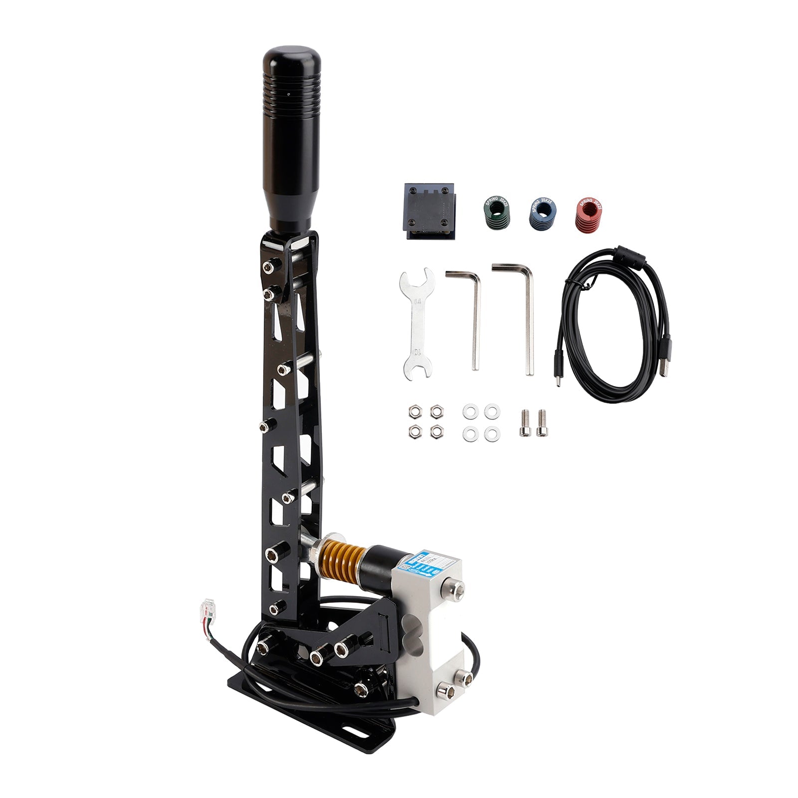 Jeu de course avec frein à main USB 64 bits, cellule de charge 200 kg, pour Logitech G29/G27/G25