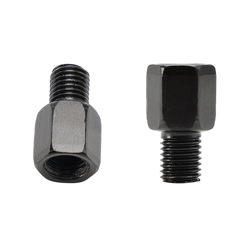 2 adattatori universali per specchietti moto e scooter da 10 mm a 10 mm standard
