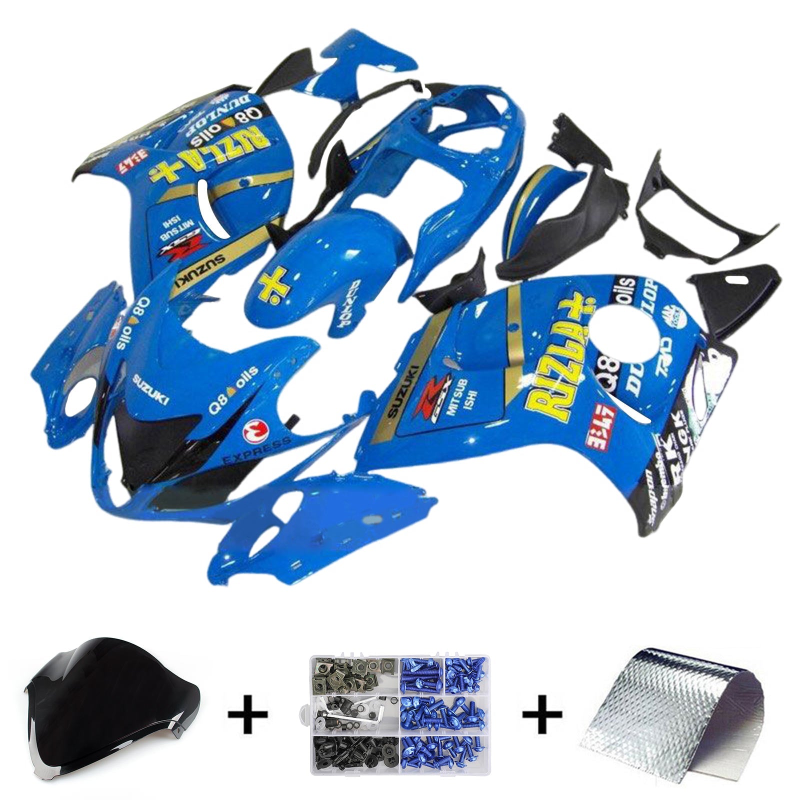 Kit carena iniezione Suzuki Hayabusa GSX1300R 2008-2020 Carrozzeria in plastica ABS