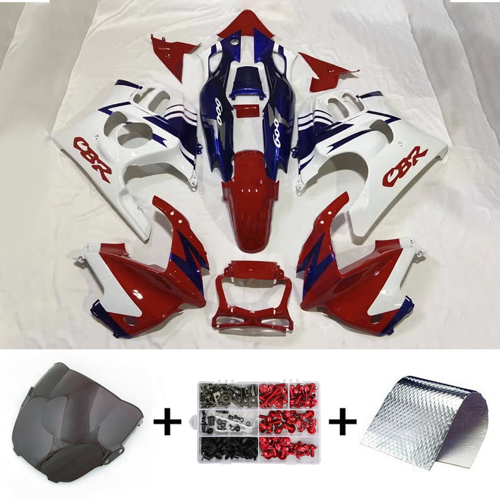 Injectie kuip kit carrosserie plastic abs voor Honda CBR600 F3 1997-1998