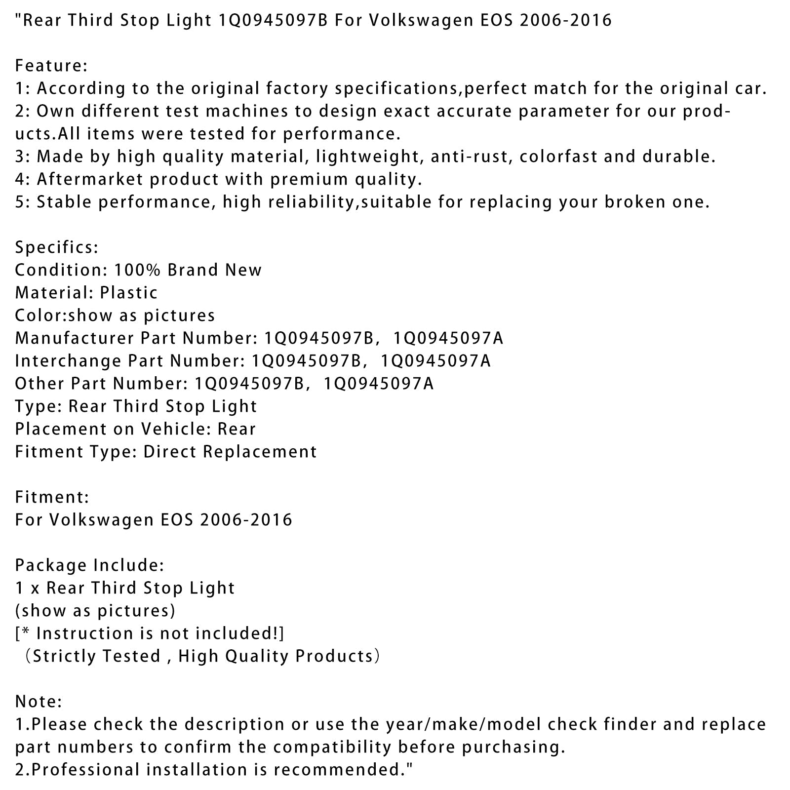 Terzo Volkswagen EOS della Volkswagen EOS 2006-2016.
