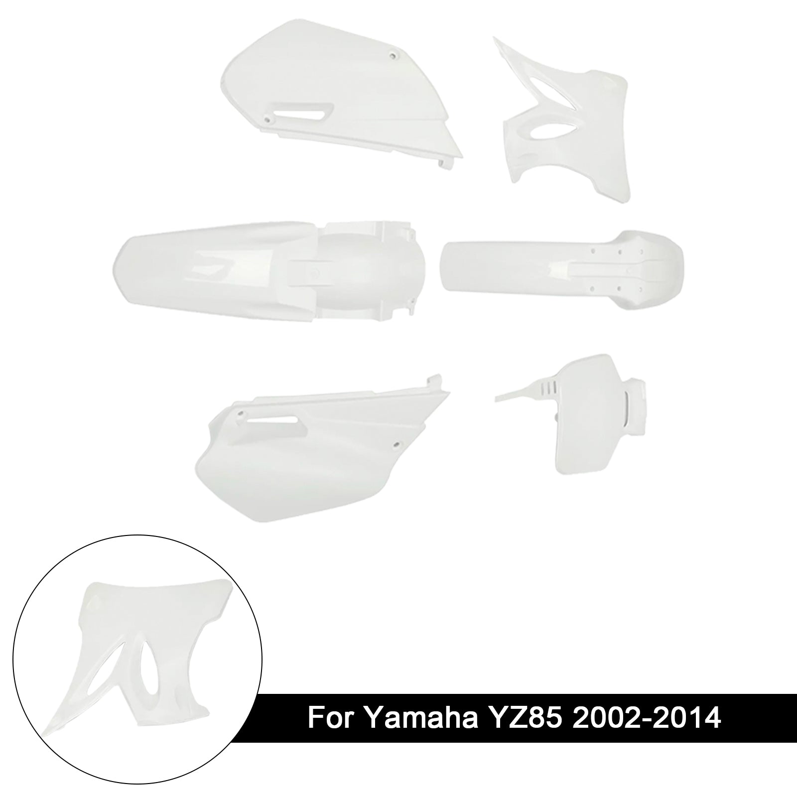 Kit de carénage de garde-boue en plastique pour Yamaha YZ85 2002-2014