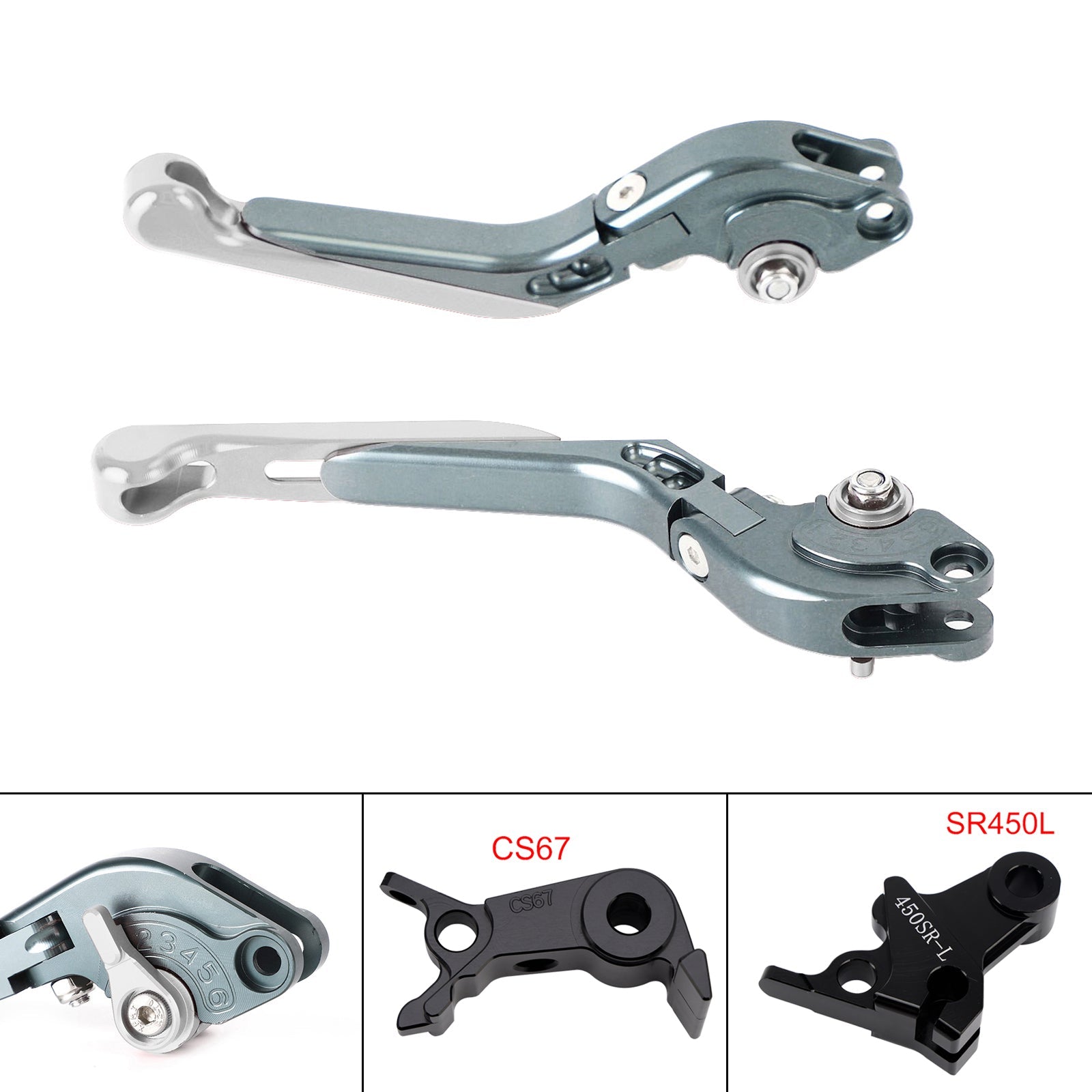 Levier de frein et d'embrayage réglable compatible avec VOGE DS900X 900DSX 2024-2026
