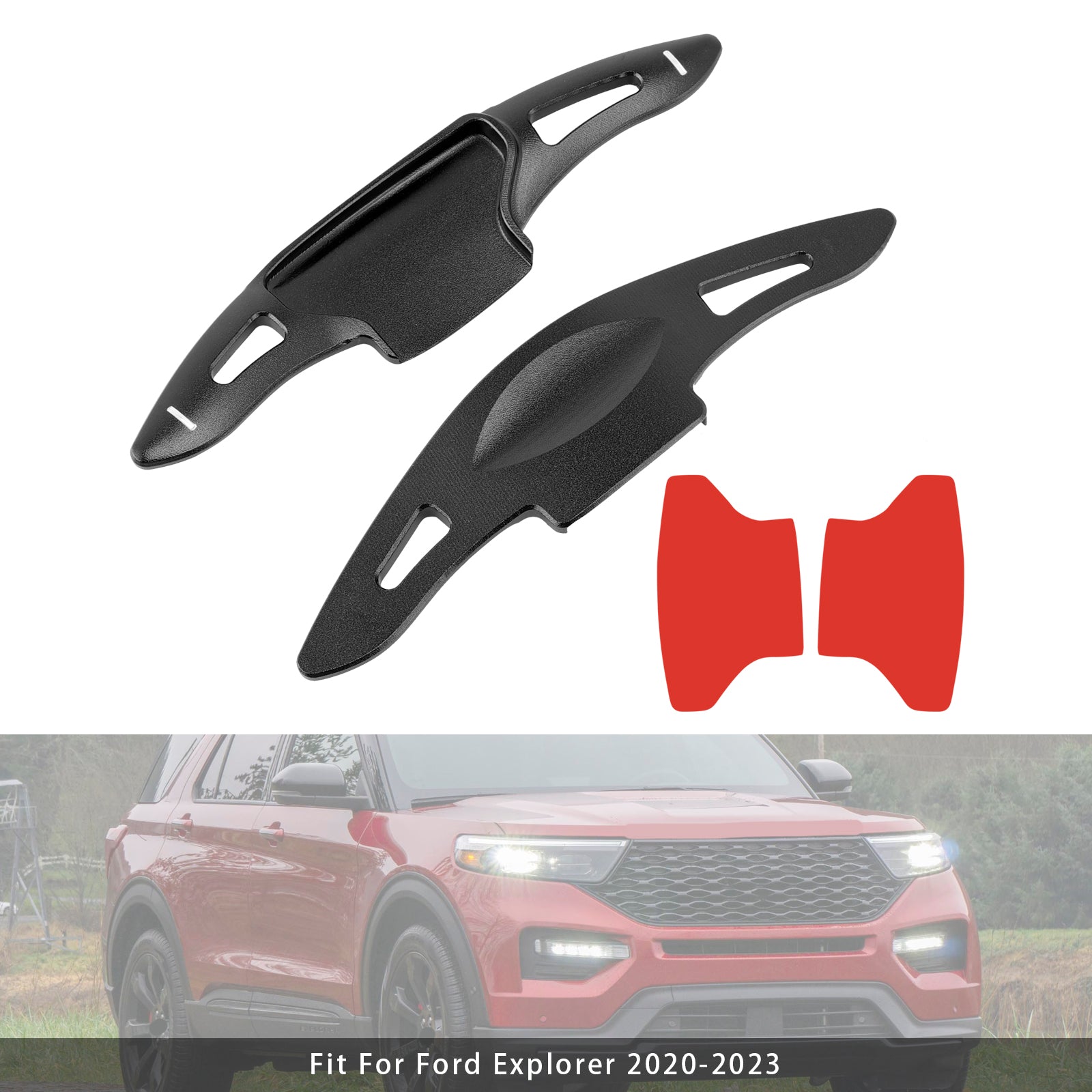 Extension de palettes de changement de vitesse au volant pour Ford Explorer 2020-2023 en aluminium
