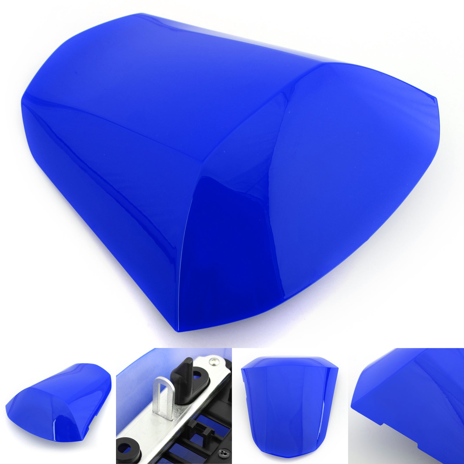 Matkustajan taka-Tank-Suzuki GSXR GSX-R 1000/1000R Yhteensopiva 2017-2024-musta yhteensopiva