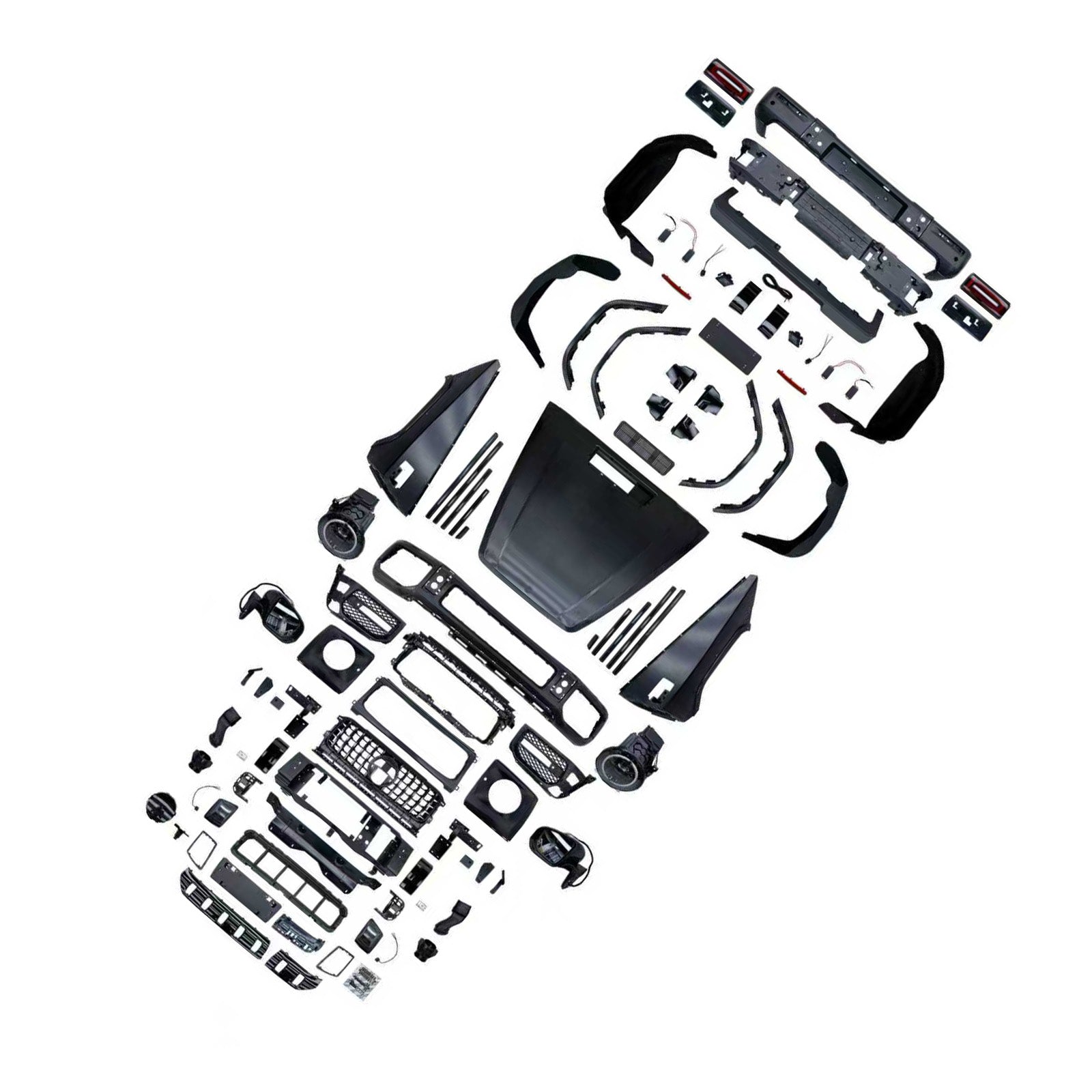 Komplet karoserije v slogu AMG za Mercedes W463 G550 G500 (1993–2018) – Odbijač