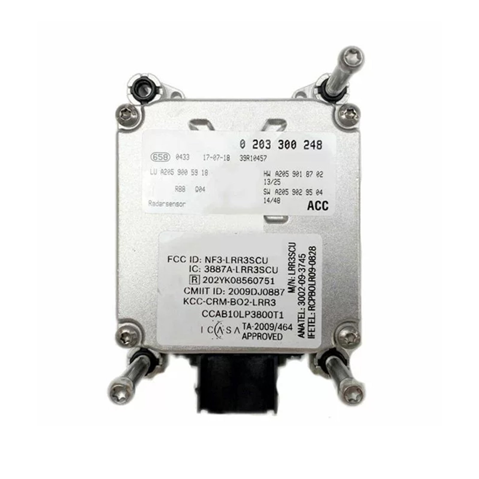 A2059005918 A2059007022 Per GLC W253 Sensore radar anteriore, sensore di distanza ACC