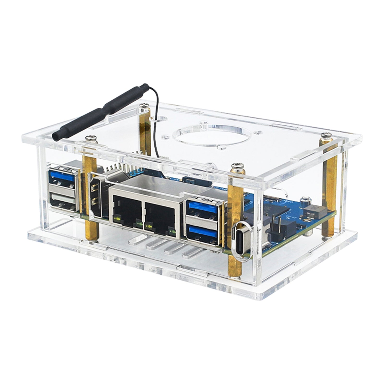 Oranje pi rv2 speciale ontwikkelingskaart, transparante acrylkast