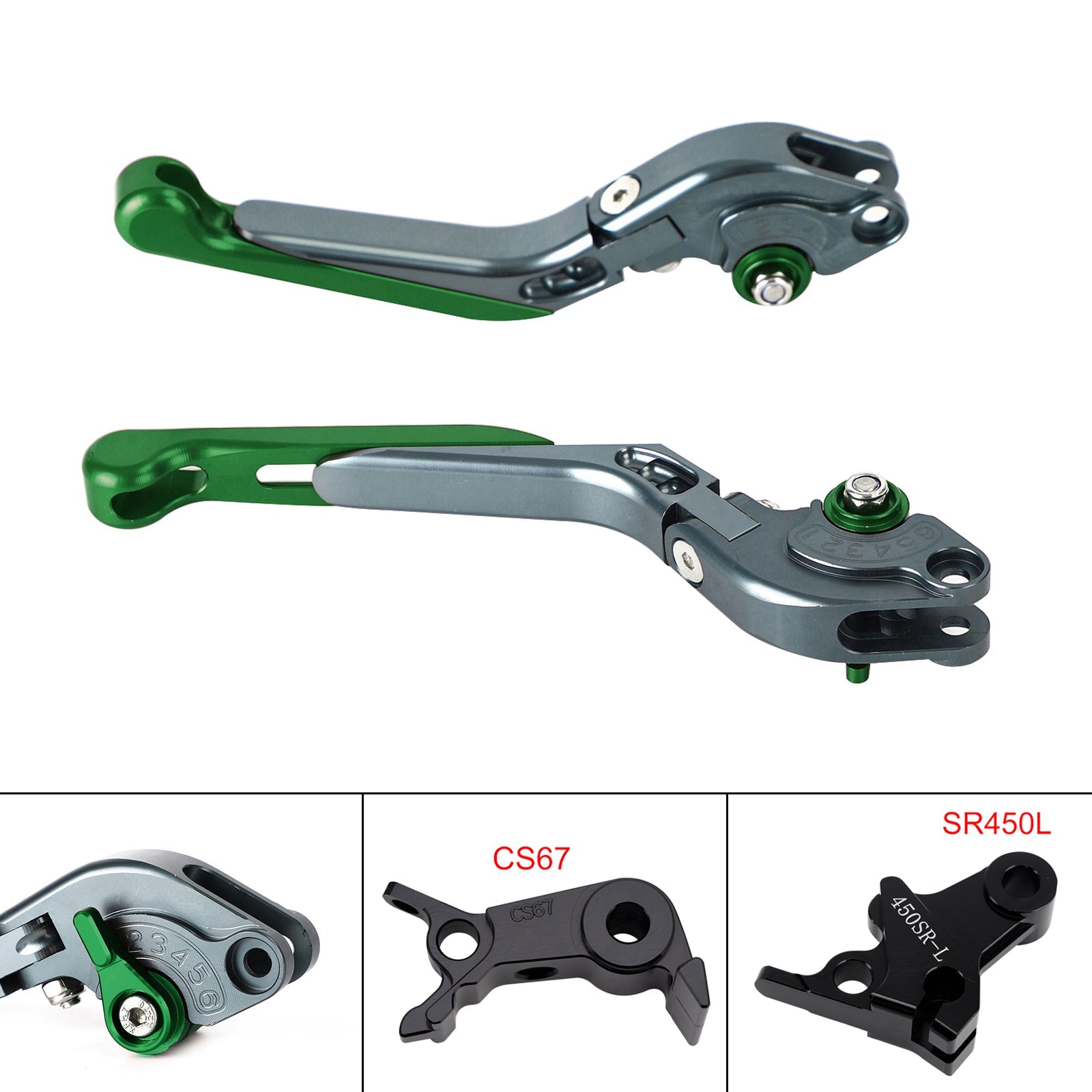 Levier de frein et d'embrayage réglable compatible avec VOGE DS900X 900DSX 2024-2026
