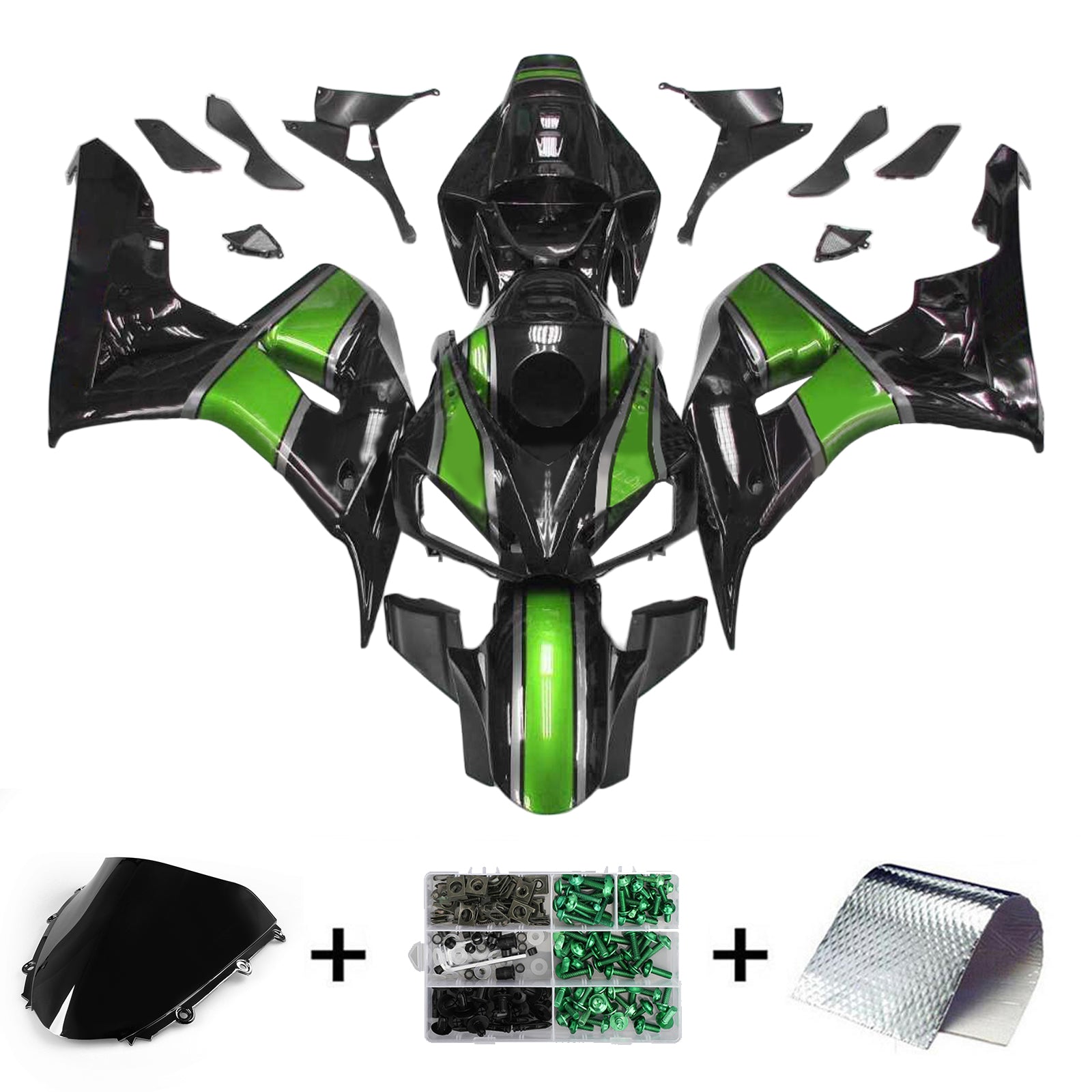 Kit de carénage injecté en plastique ABS pour Honda CBR1000RR 2006-2007