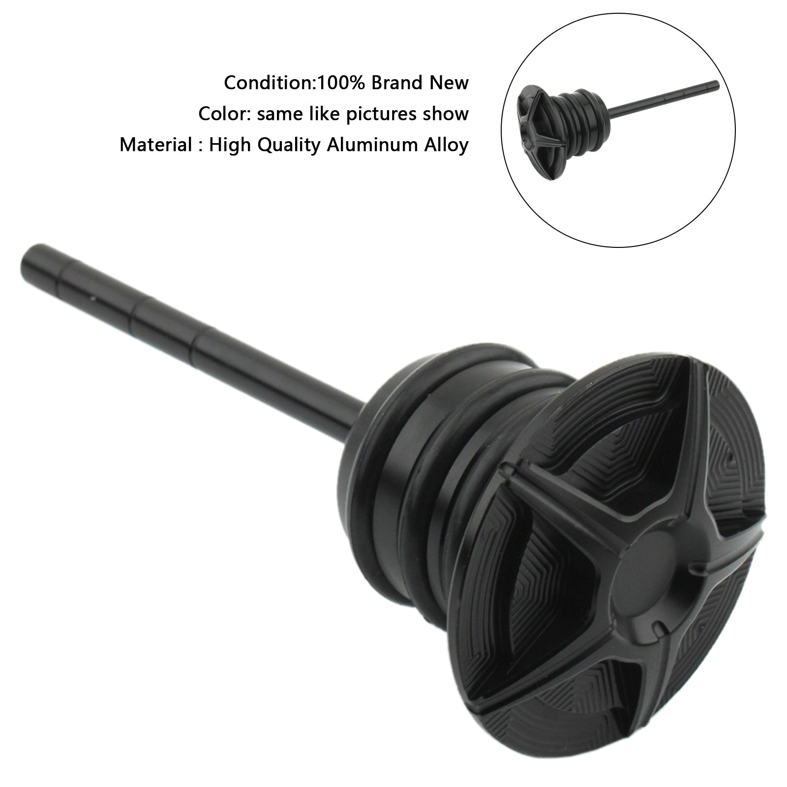 Enchufe de tanque de calibre de aceite para Softail 84-99 Sportster 82-03