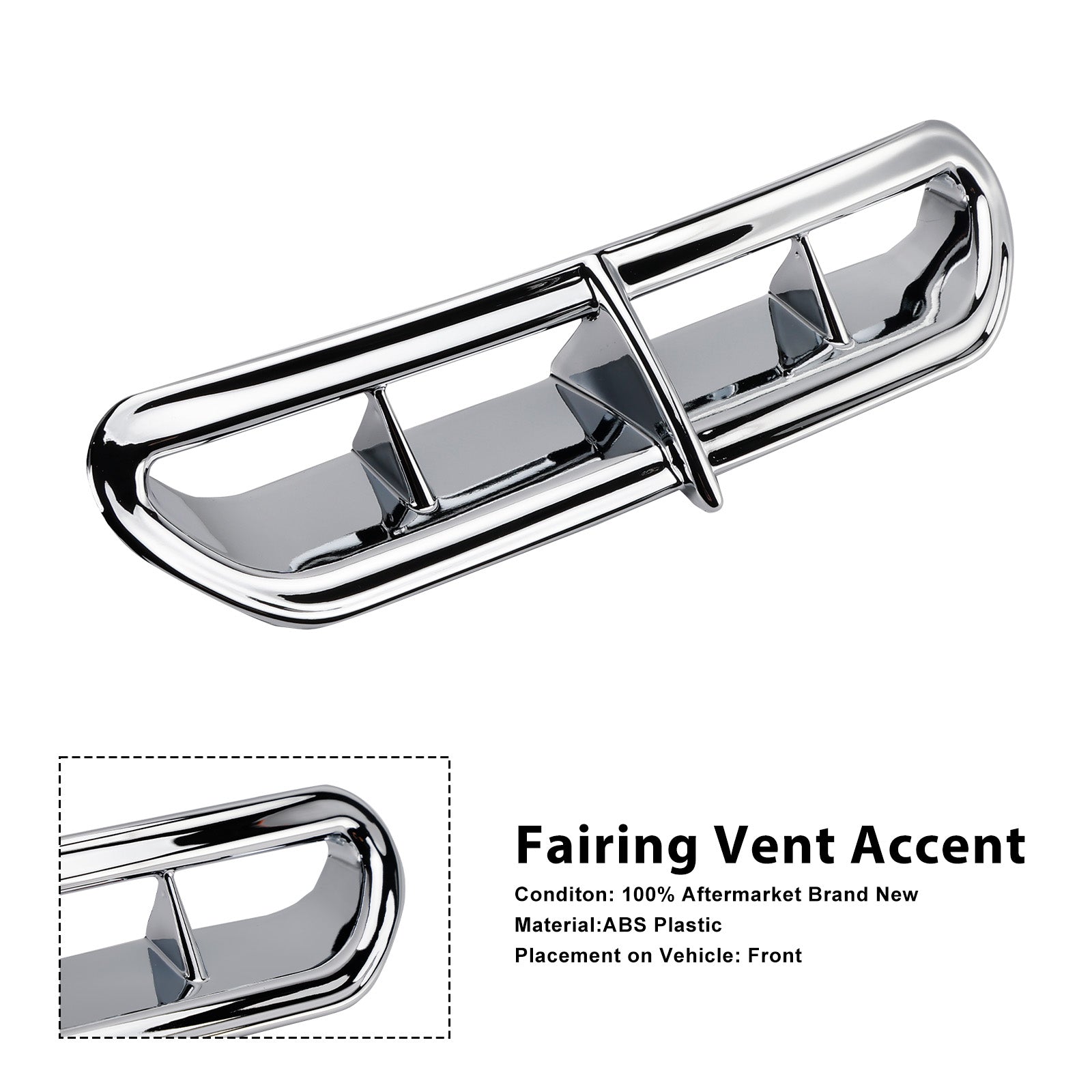 Grille d'aération décorative pour Touring Electra Street Trike Glide Ultra 2014-2022