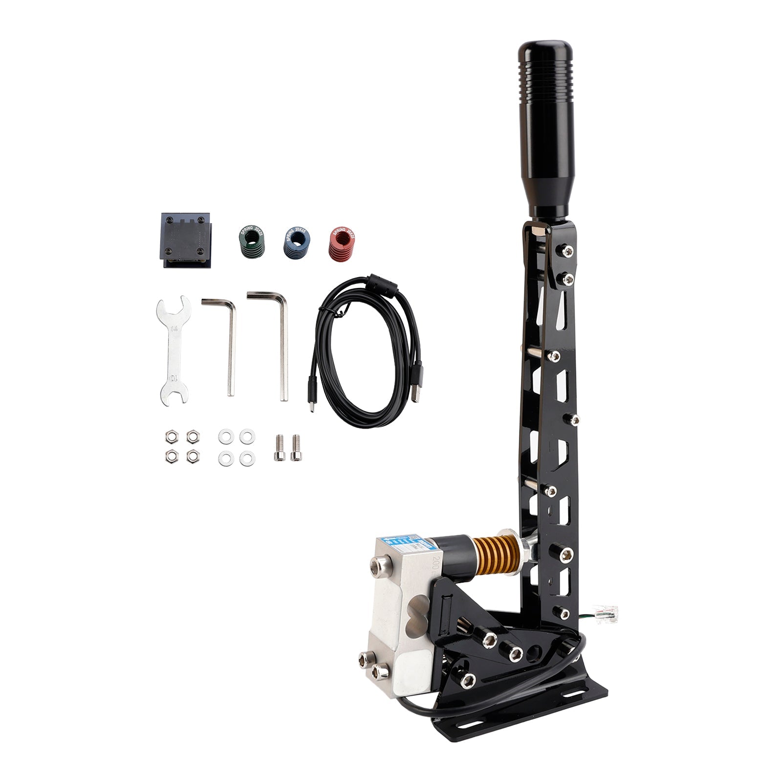 Jeu de course avec frein à main USB 64 bits, cellule de charge 200 kg, pour Logitech G29/G27/G25