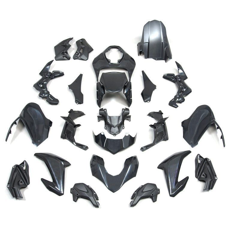 Amotopart Adatto per Kawasaki Z900 2017-2019 Carrozzeria Carenatura ABS Stampaggio ad Iniezione Non Verniciare Generico