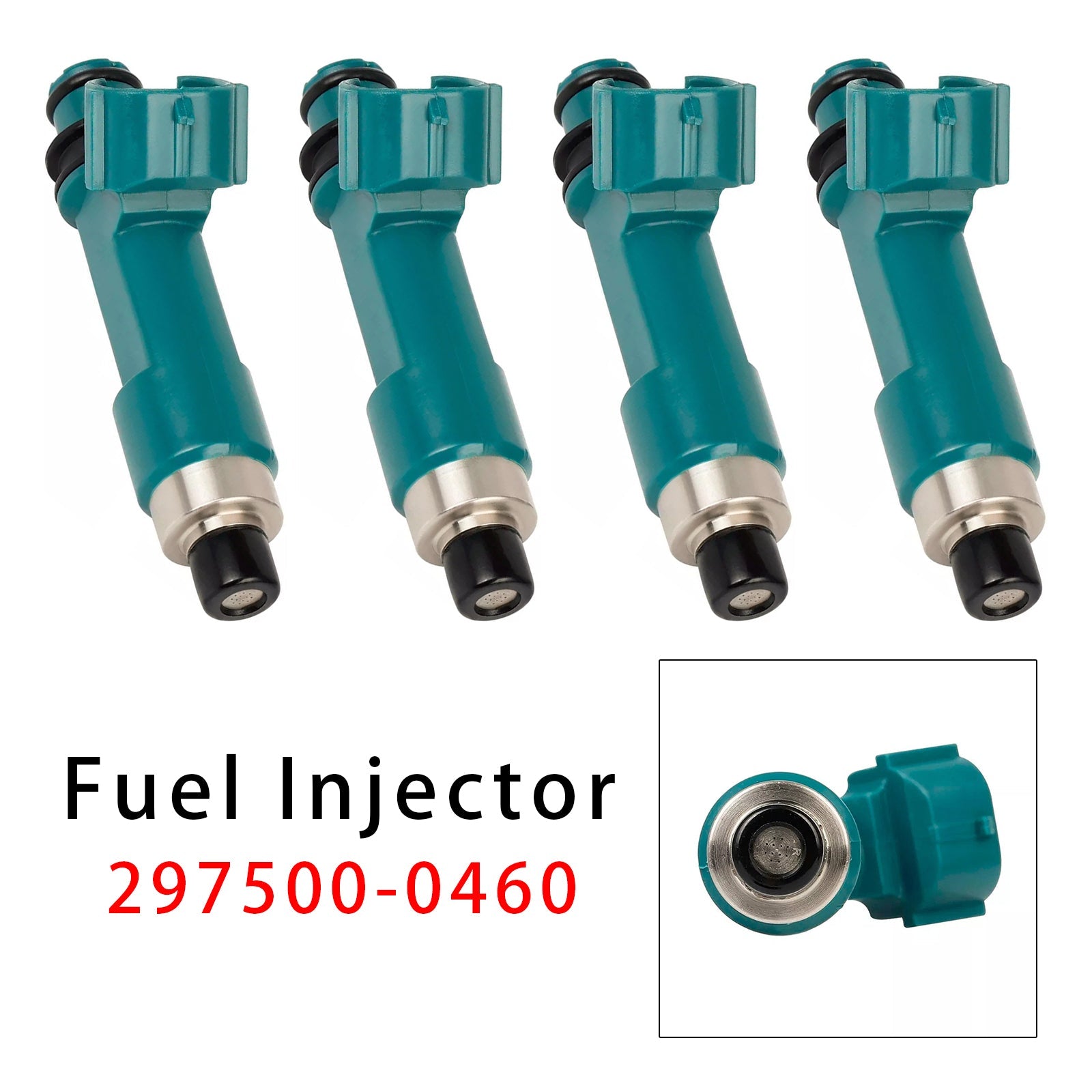 4 iniettori di carburante per Mazda 2 1.3L 1.5L 2011-2014 e Fiesta 2009 (codice articolo 297500-0460)