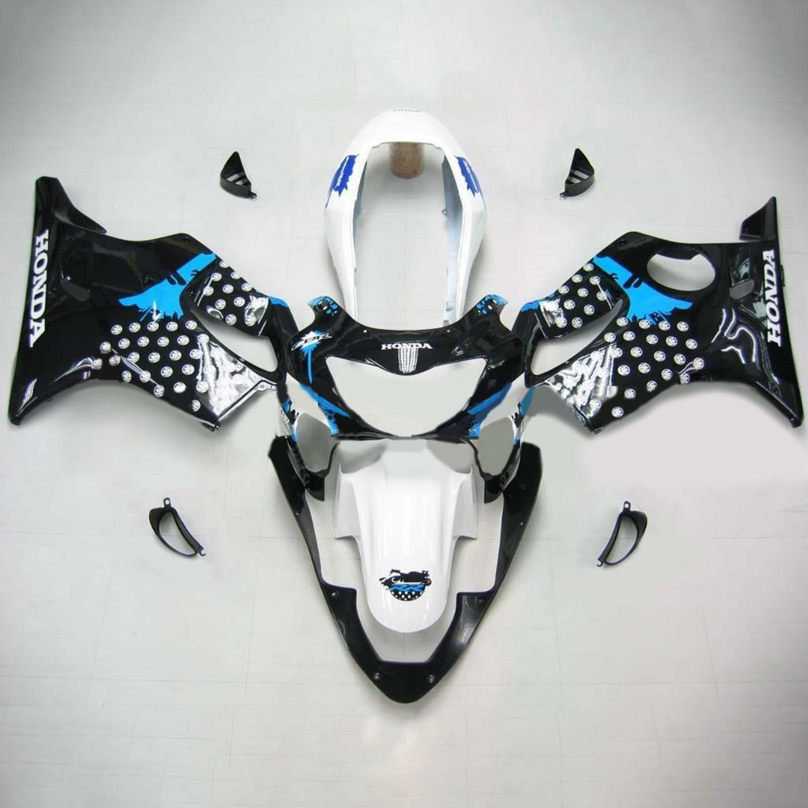 1999-2000 Honda CBR600F4 Zestaw owiewek wtryskowych z tworzywa sztucznego Abs