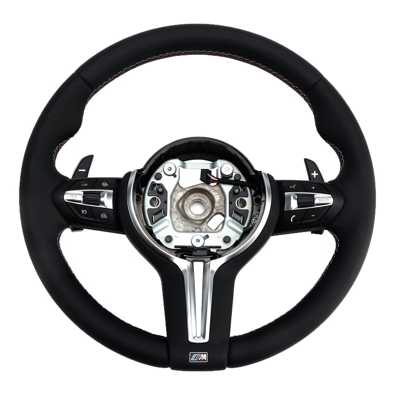 Volante calefactable de piel de napa para BMW F30 F80 F82 M3 X3 X5 X6 M4