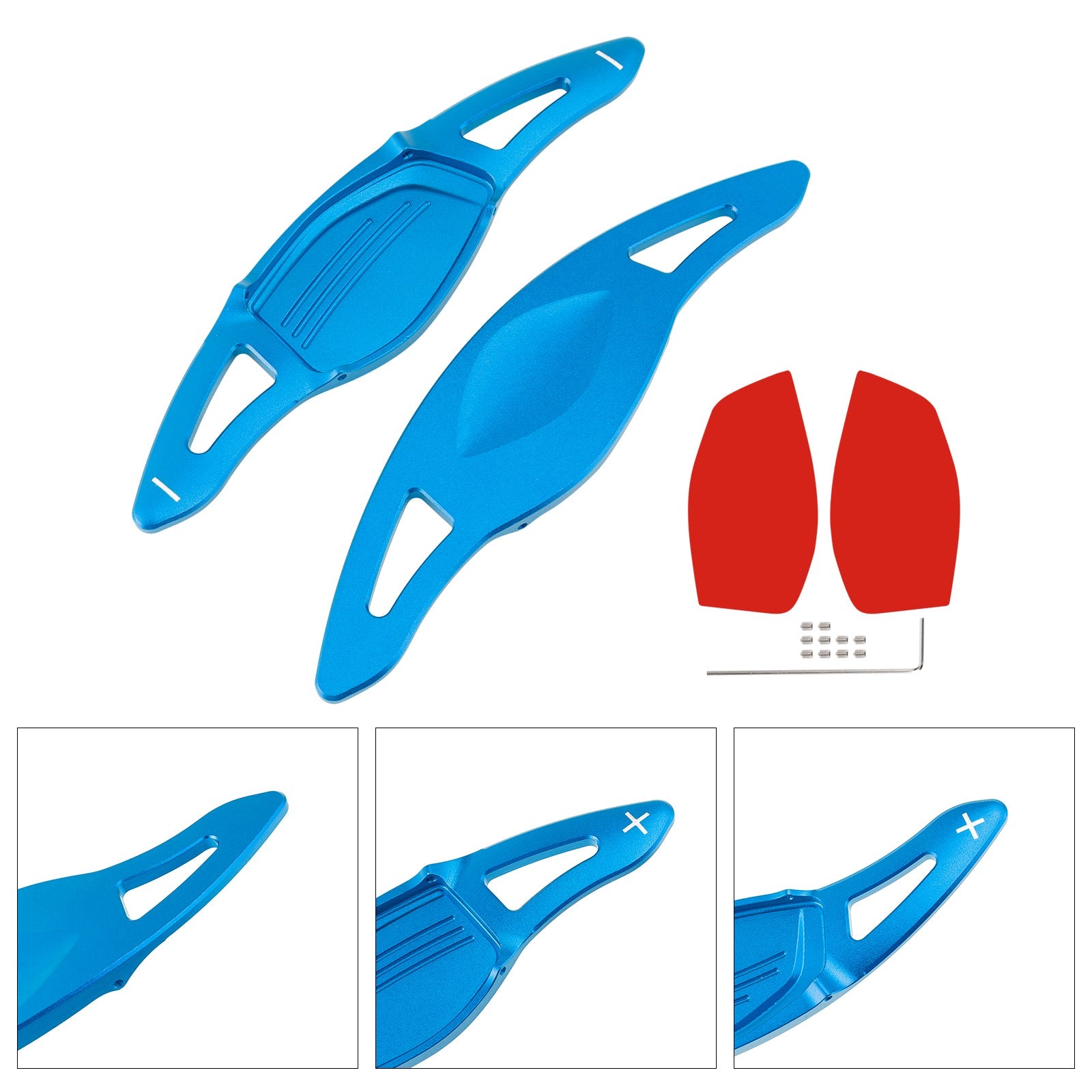 Razširitev volanskega obroča za spreminjanje hitrosti za Audi RS5 RS3 TT RS aluminij