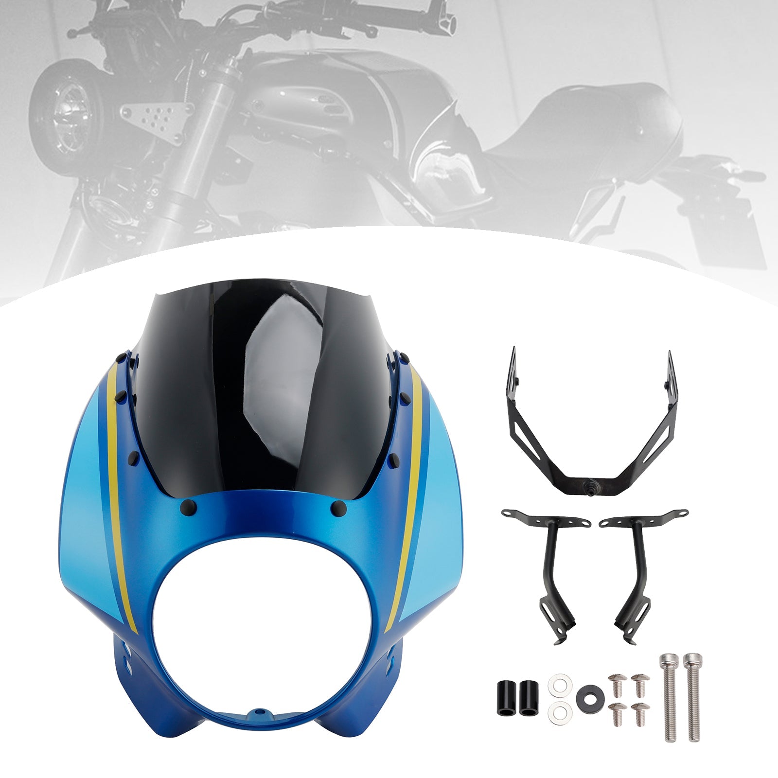 Parabrisas y carenado de faro para Yamaha XSR900 (2022-2025)