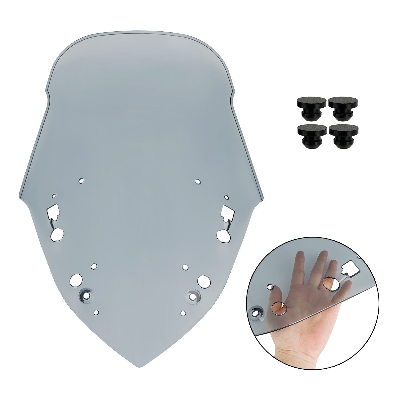 ABS Plastic Zapisz przednią szybę dla Yamaha X-Max 300 2017-2022