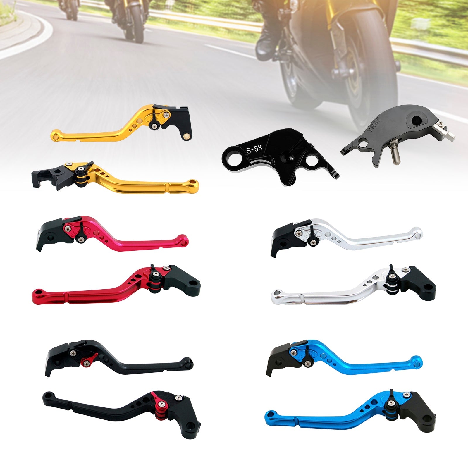 Lange remkoppelingshendel voor YAMAHA YZF R7 MT-10/SP FZ-10/SP 2022-23