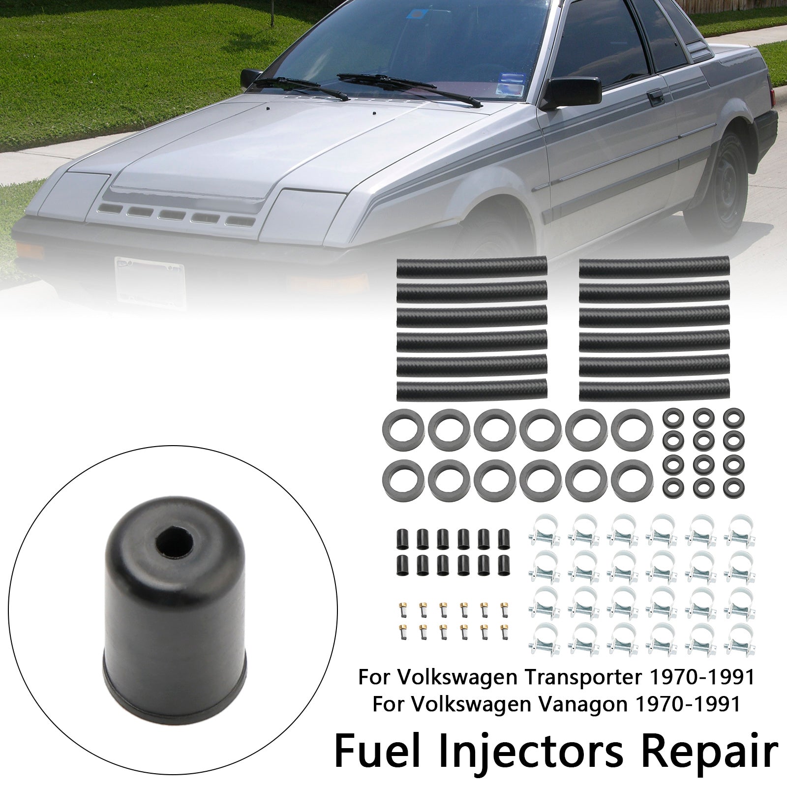 Kit de reparación del inyector de combustible de 12 piezas para Volkswagen Vanagon 1970-1991