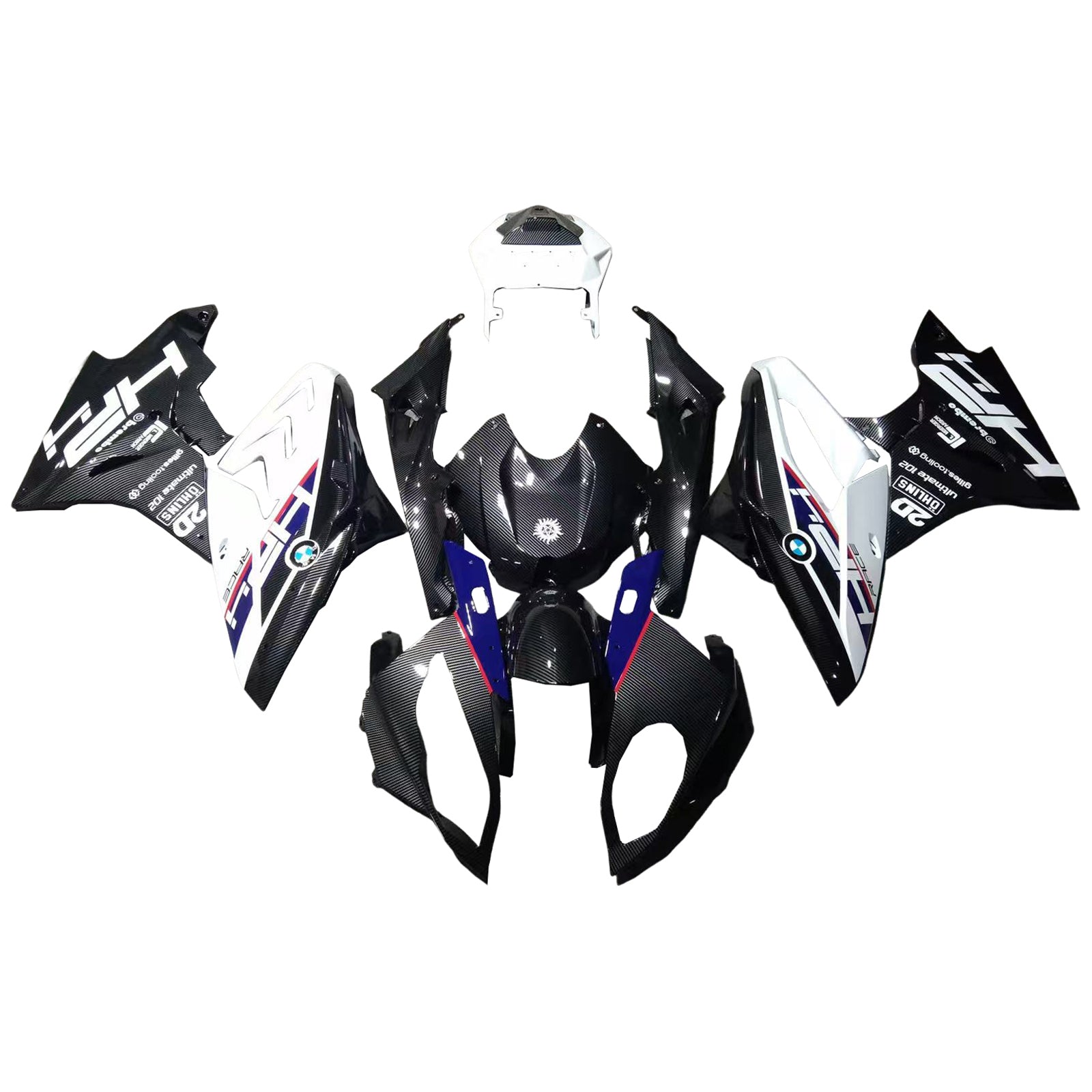 Injection Fairing Kit Bodywork Plastic ABS fit For BMW S1000RR 2017-2018