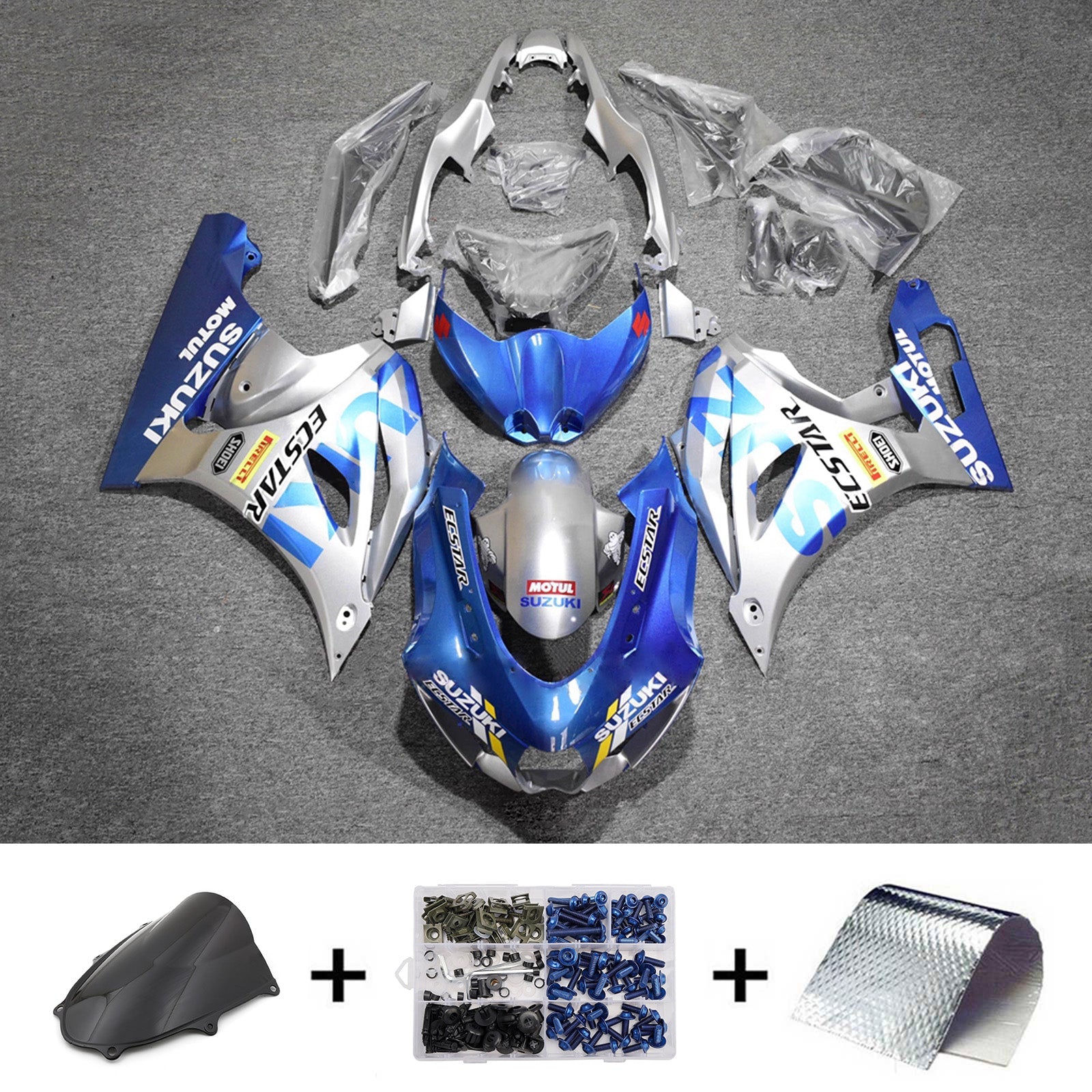 ABS kunststof geïnjecteerde kuipset voor Suzuki GSXR1000 2017-2025 K17
