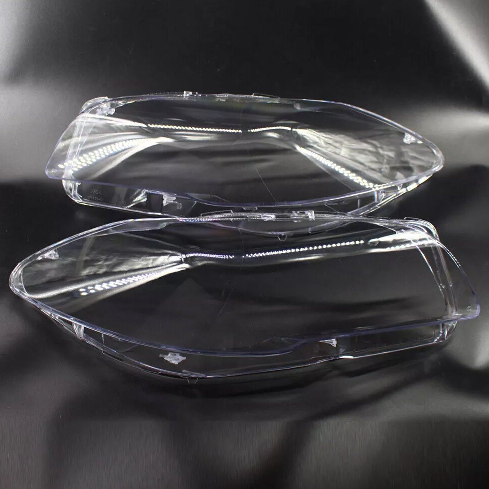 Links & Rechts Koplamp Lens Cover voor BMW 5 Serie F10 F11 F18 2010-2013 63117271912 63117271911