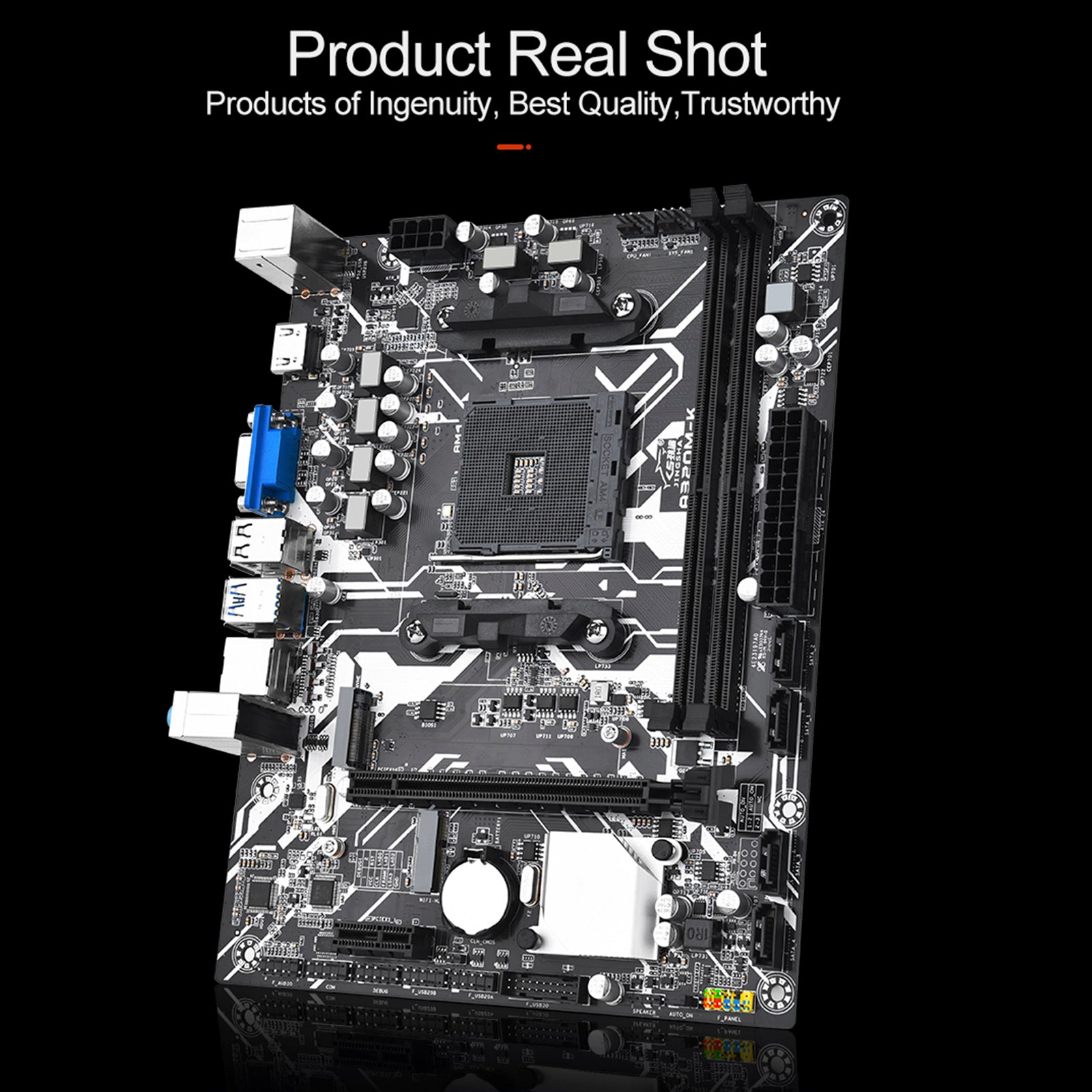 Karta komputerowa A320M-K, obsługa dla procesora AMD AM4, karta sieciowa Gigabit NVME