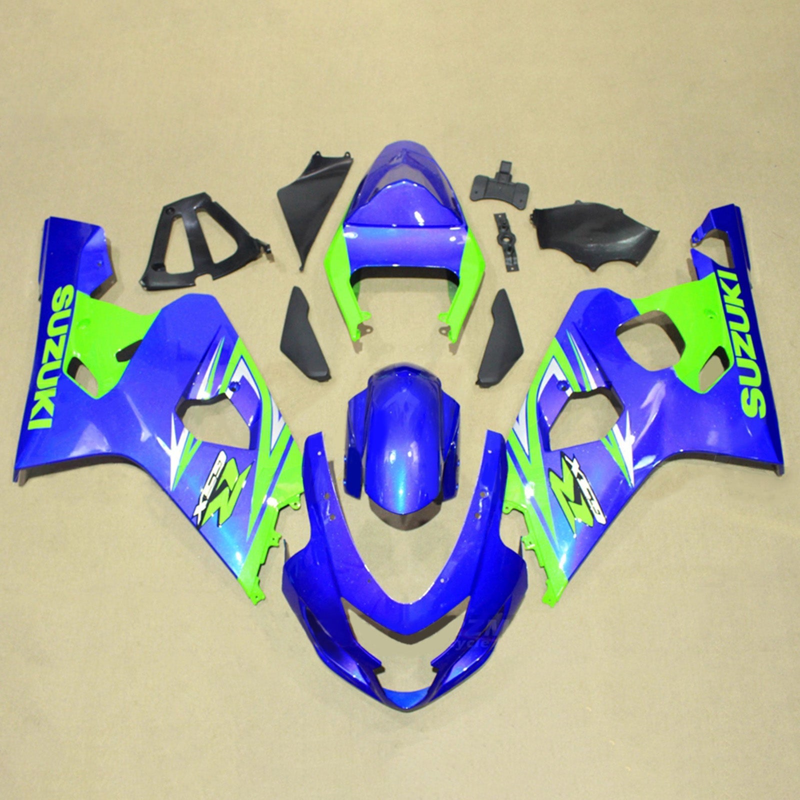 Komplet oklepa z vbrizgano ABS plastiko za Suzuki GSXR 600/750 2004-2005 K4