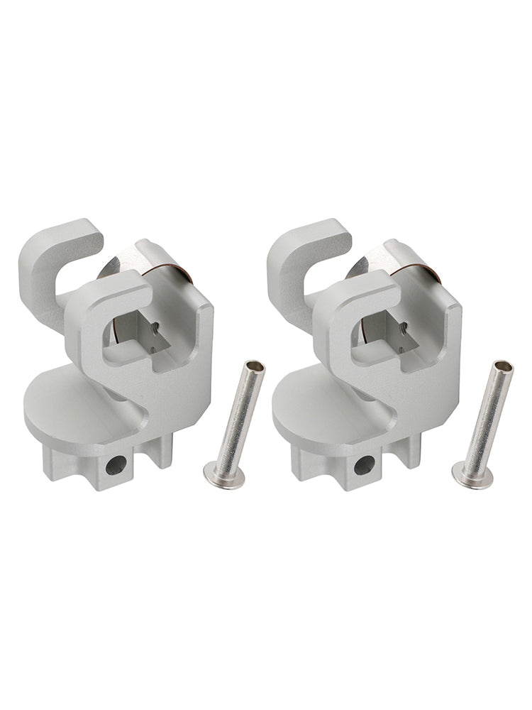 2 piezas de fijación de viga de aluminio satinado para toldo Dometic SUNCHASER II